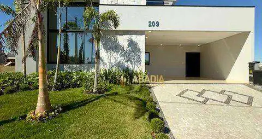 Casa com 3 dormitórios à venda, 208 m² por r$ 1.999.500,00 - santorini residencial club - paulínia/sp