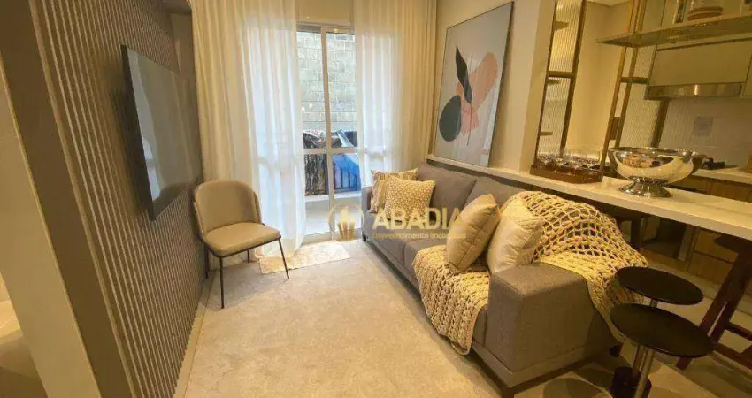 Apartamento com 2 dormitórios à venda, 60 m² por r$ 540.000,00 - città di arezzo - paulínia/sp