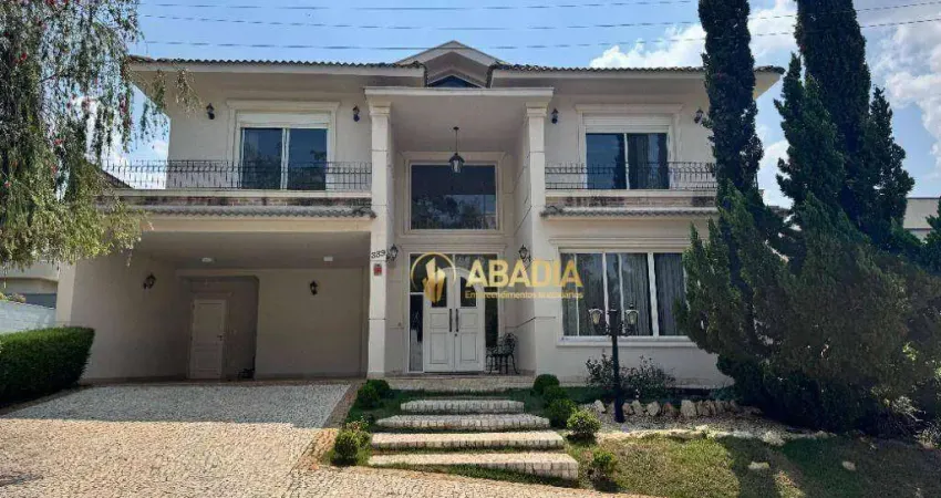Casa com 4 dormitórios à venda, 400 m² por r$ 3.000.000,00 - residencial villa lobos - paulínia/sp