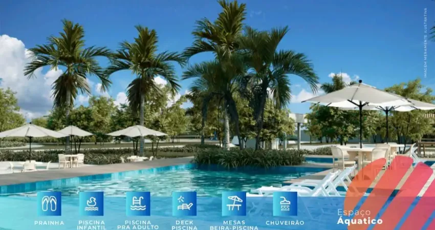 Casa à venda em condomínio clube completo – 2 quartos (1 suíte) – 2 vagas – a partir de R$ 270.000