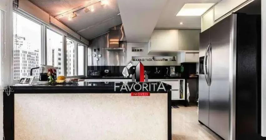 Condomínio lina smith de vasconcelos, cobertura com 2 dormitórios à venda, 176 m² por r$ 2.749.000 - jardim paulista - são paulo/sp