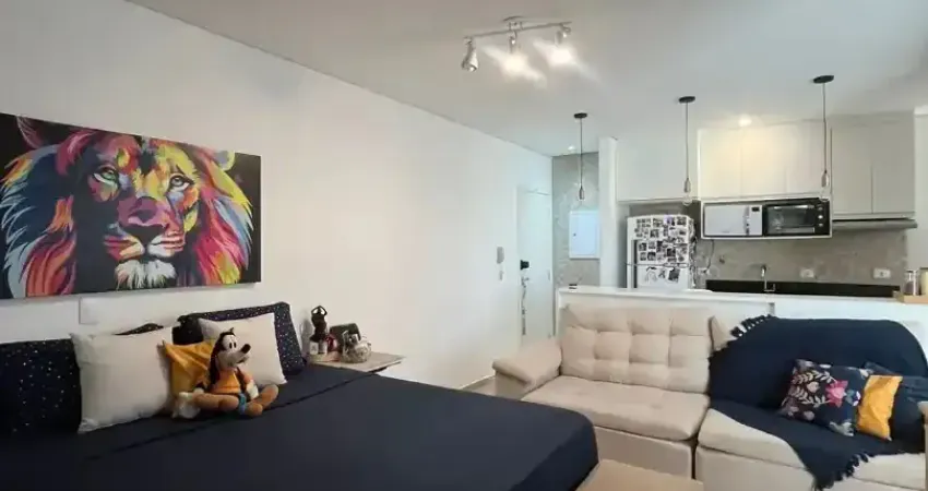 Locação - loft aconchegante e funcional no mogilar | 43m², varanda gourmet com churrasqueira, lazer
