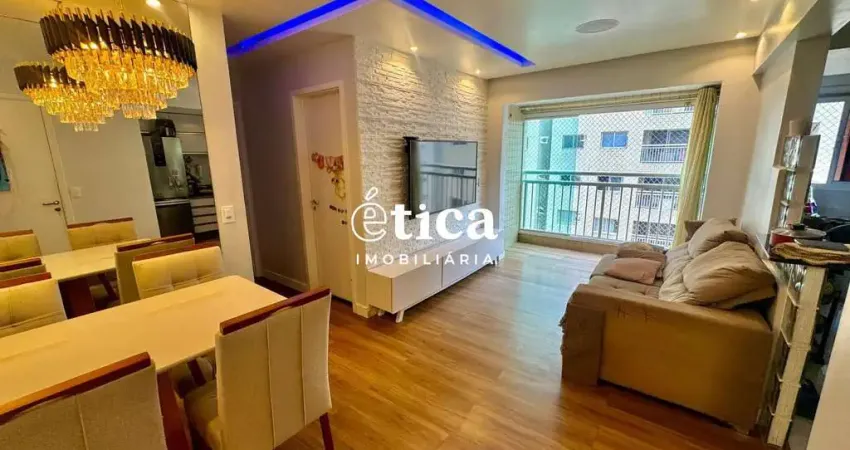 Lindo apto, com 02 qtos (01 suíte), 55m², nascente, 100% reformado.