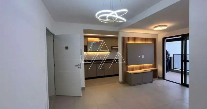 Apartamento novo com 3 quartos (1 suíte) e 2 vagas para alugar no edifício savi (build) – marília/sp