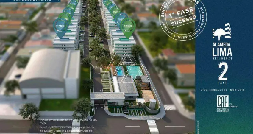 Apartamento à venda, 2 quartos, 1 vaga, conjunto residencial luiz egydio de cerqueira césar - marília/sp