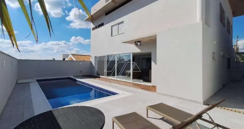 Casa de alto padrão com 4 suítes e área de lazer completa à venda no condomínio garden park – marília/sp