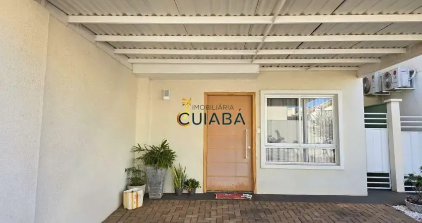 Oportunidade: casa em condomínio residencial no ribeirão do lipa, cuiabá – 127m² internos + 150m² externos por r$980.000