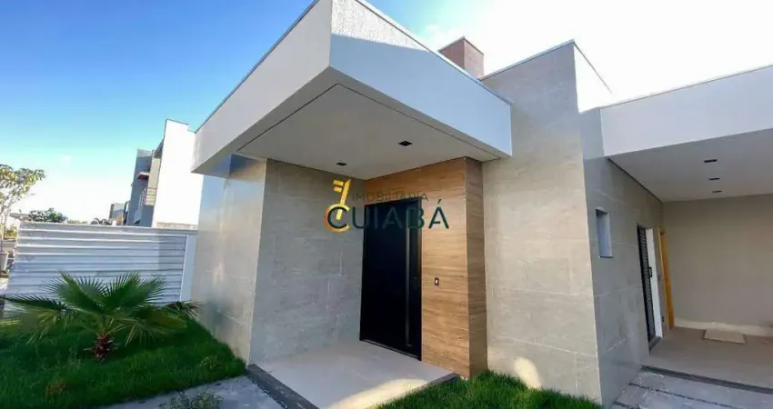 Casa em condomínio fechado com 3 quartos à venda no Condomínio Primor das Torres, Cuiabá