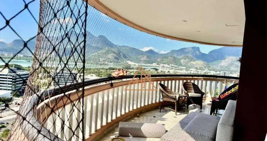 Apartamento com 4 dormitórios à venda, 143 m² por r$ 1.980.000,00 - barra da tijuca - rio de janeiro/rj