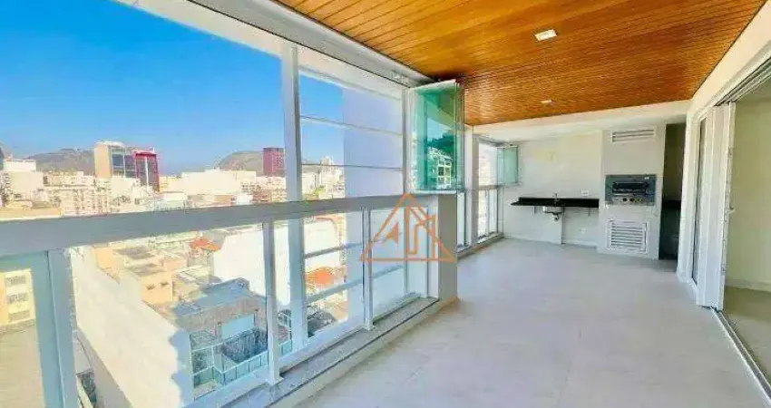 Apartamento com 3 dormitórios à venda, 140 m² por r$ 3.395.000,00 - botafogo - rio de janeiro/rj