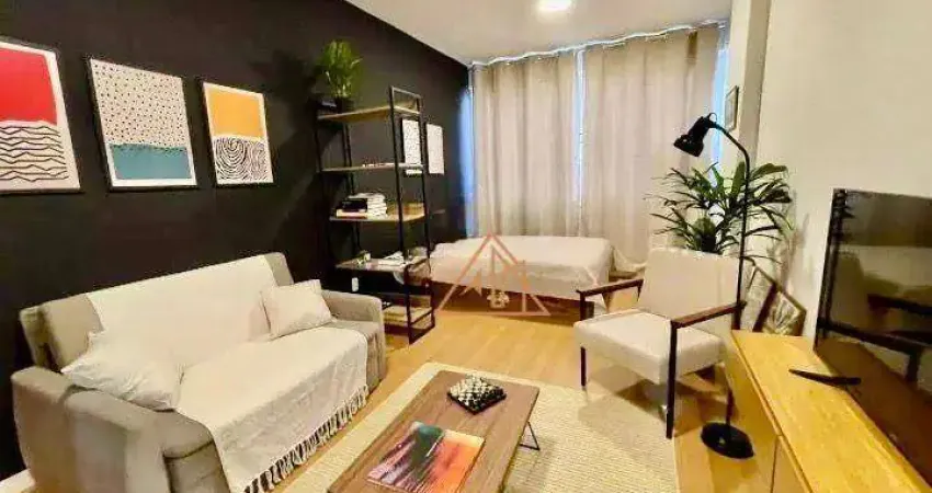 Apartamento com 1 dormitório à venda, 35 m² por r$ 620.000,00 - copacabana - rio de janeiro/rj