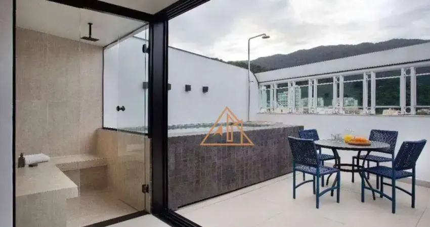 Cobertura com 2 dormitórios à venda, 141 m² por r$ 3.000.000,00 - leblon - rio de janeiro/rj