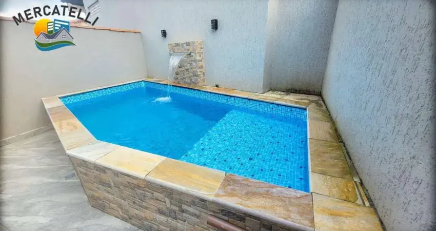 Sobrado com 3 dormitórios à venda, 112 m² por r$ 500.000 - balneário gaivota - itanhaém/sp