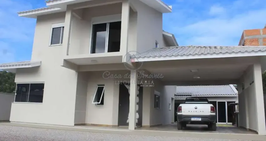 Casa nova em fase de acabamentos  com 2 suítes - village - imbituba / sc