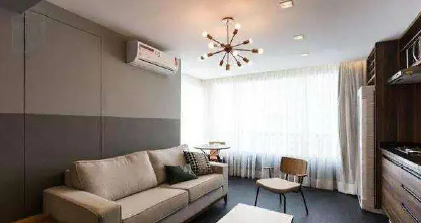 Apartamento com 1 dormitório para alugar, 40 m² por r$ 6.500,00 - vila olímpia - são paulo/sp