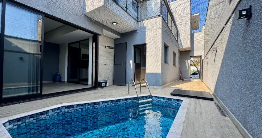 Casa à venda no Terras de São Francisco, com 3 quartos, sendo 1 suíte com closet - Sorocaba: pertinho da Castello