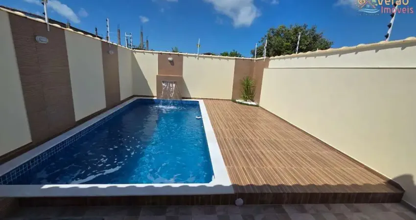 Casa à venda em itanhaém-sp: 2 quartos, 1 suíte, 1 sala, 1 banheiro, 2 vagas de garagem, 98,00m² no cibratel ii. venha conferir!