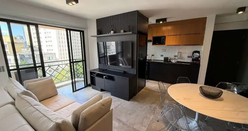 Lindo apartamento 1 dormitório semi mobiliado rua araquã 100