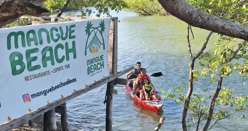 Resort a beira do rio sampaio no bairro de porto grande em salinopolis