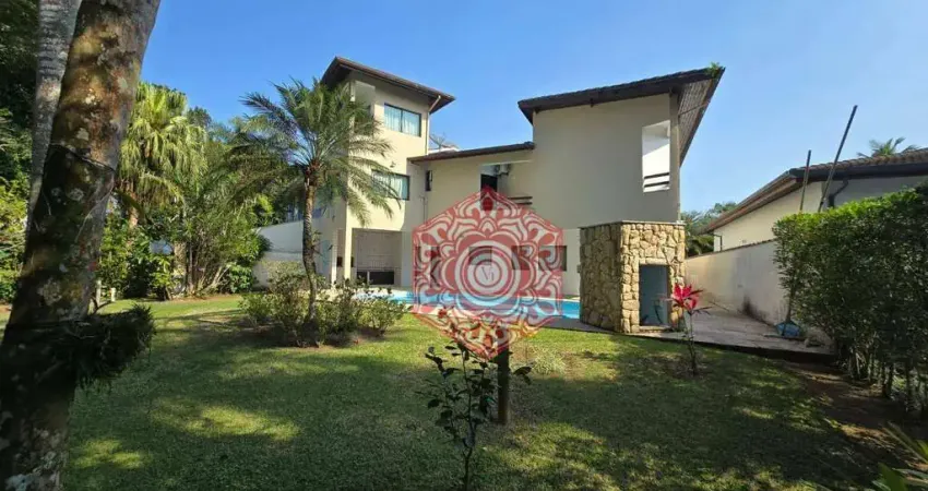 Sobrado com 4 dormitórios à venda, 314 m² por r$ 4.000.000,00 - jardim são lourenço - bertioga/sp