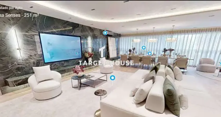 Apartamento de luxo à venda em são paulo, brooklin, com 4 quartos, 251m²