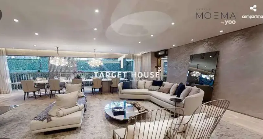 Apartamento de luxo à venda em são paulo, moema, com 4 quartos, 269,50m²