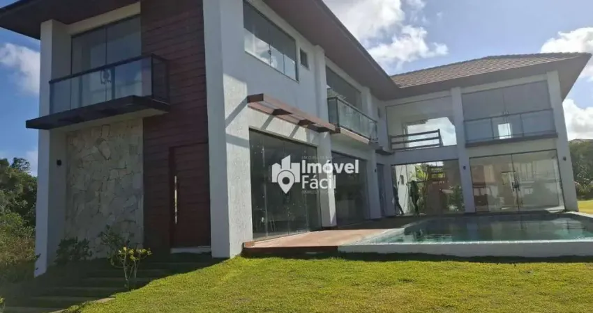 Casa com 5 dormitórios à venda, 452 m² por r$ 3.250.000 - abrantes - camaçari/ba