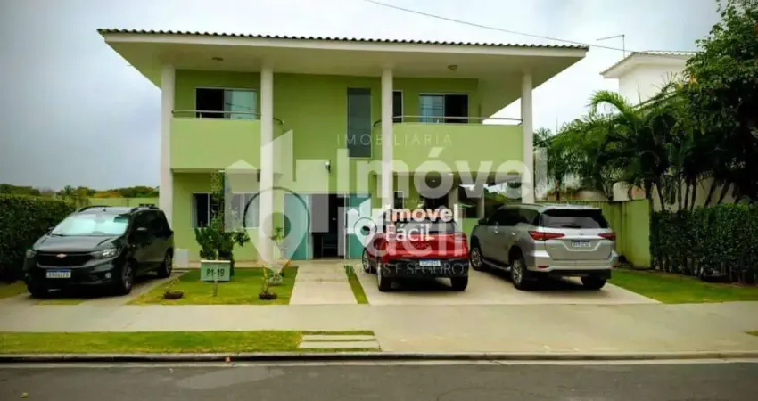 Casa com 5 dormitórios, 350 m² - venda por r$ 2.200.000,00 ou aluguel por r$ 15.000,00/mês - alphaville litoral norte 1 - camaçari/ba