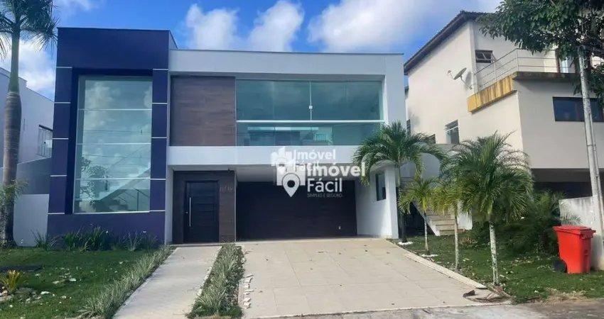 Casa com 4 dormitórios para alugar por r$ 11.000,00/mês - alphaville litoral norte 2 - camaçari/ba