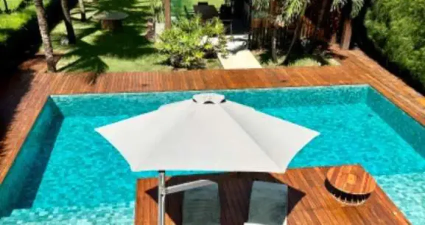 Casa  pé na areia em guarajuba, casa de luxo em condomínio paraíso  à venda em guarajuba, camaçari-ba: 5 quartos, 5 suítes, 3 salas, 355m² de área.