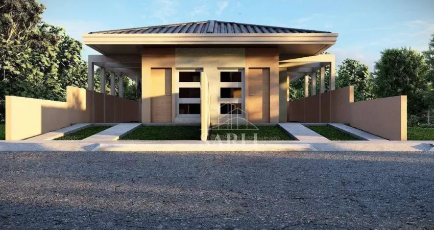 Casa com 2 dormitórios à venda, 53 m² por r$ 365.000,00 - forquilhas - são josé/sc