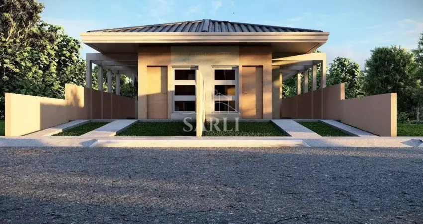 Casa, com 2 dormitórios, com 2 vagas de garagem, de 53 m² forquilhas - são josé