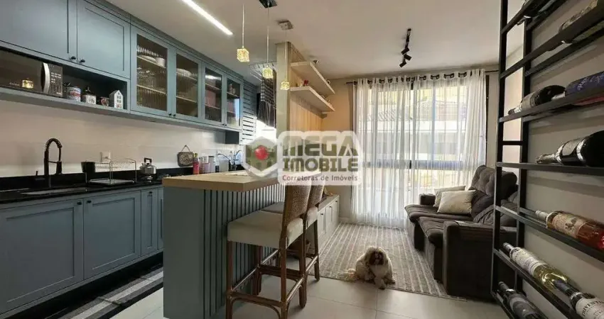 Oportunida! apto 1 dorm mobiliado , joao paulo, vista mar, nobre