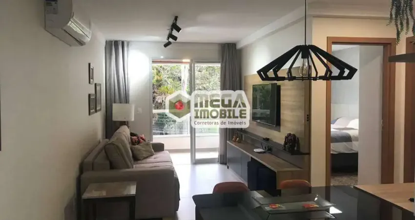 Apartamento Corrego Grande,1 dorm, mobiliado,sacada churras, moderno, UFSC