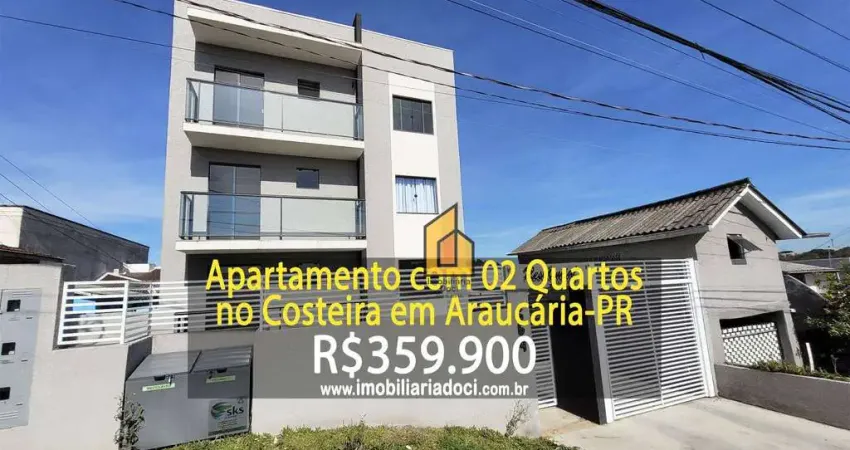 Apartamento com 2 dormitórios à venda, 46 m² por R$ 359.900,00 - Costeira - Araucária/PR