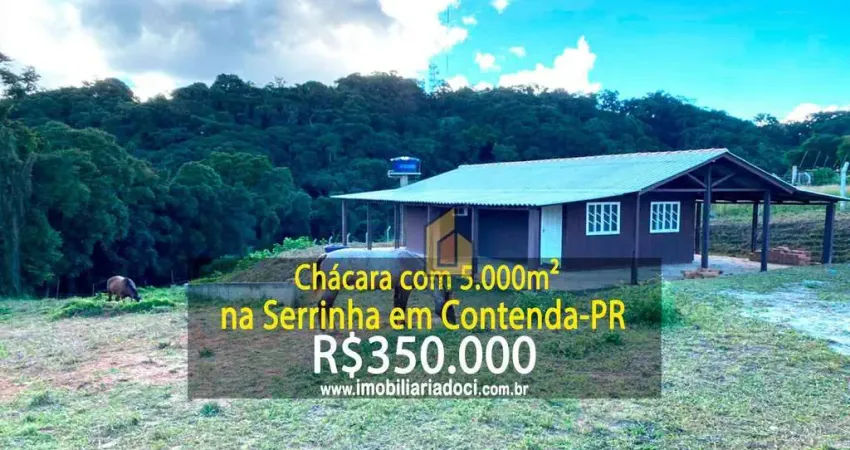 Chácara com 5.000m² no Serrinha em Contenda-PR  - A venda por R$350.000,00