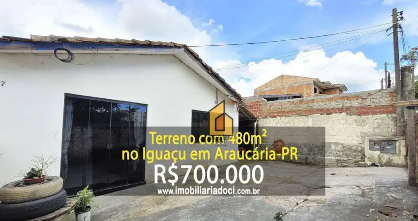 Terreno à venda, 480 m² por R$ 700.000,00 - Iguaçu - Araucária/PR