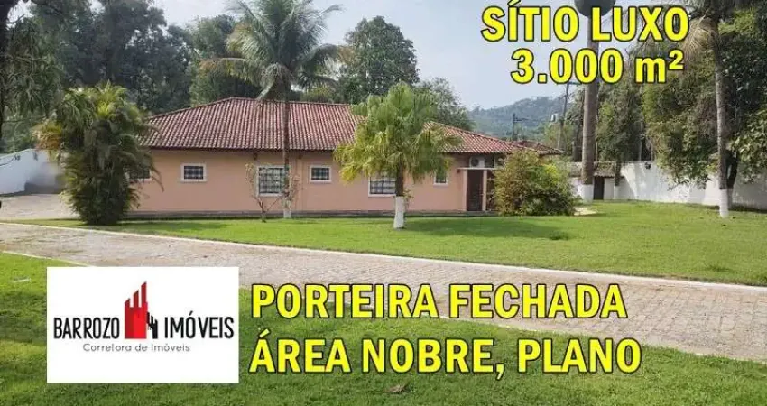 Sítio para venda em cachoeiras de macacu, papucaia, 4 dormitórios, 4 suítes, 5 banheiros, 3 vagas