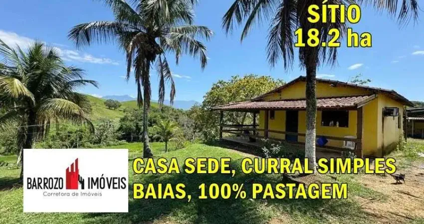 Sítio para venda em cachoeiras de macacu, papucaia, 2 dormitórios, 1 banheiro