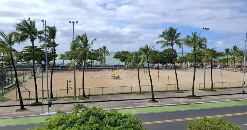 Apartamento à beira-mar com 187m² com 3 suítes na pajuçara no edf. atlanta