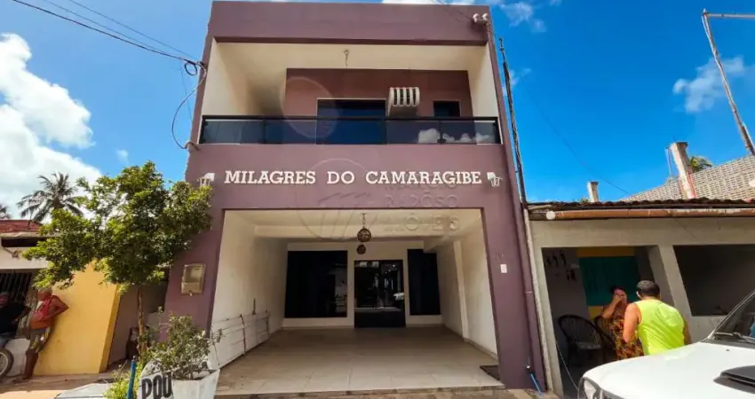 Pousada beira mar - 300 m² - 9 suítes  - praia da barra de camaragibe