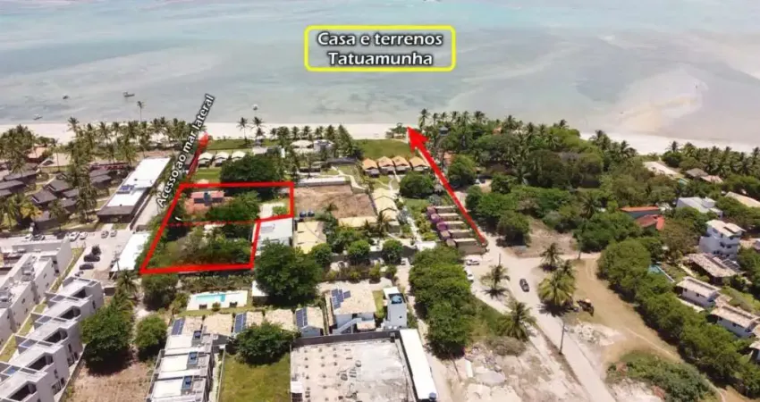 Casa térrea com piscina em terreno de 2190m² à venda em tatuamunha