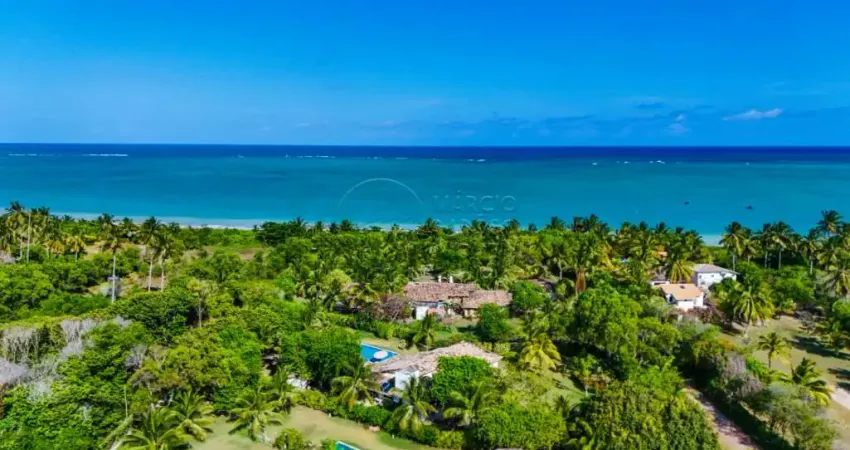 Casa mobiliada de alto luxo com piscina à venda na beira mar de praia tatuamunha no cond. manati