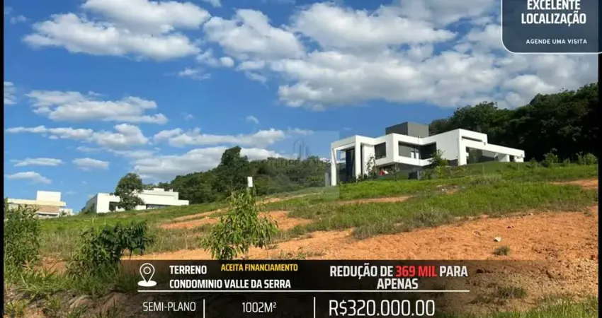 Excelente lote no valle da serra - 1000m² - vista privilegiada