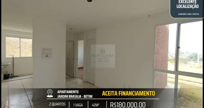 Apartamento com linda vista 2 quartos e 2 vagas - jardim brasilia