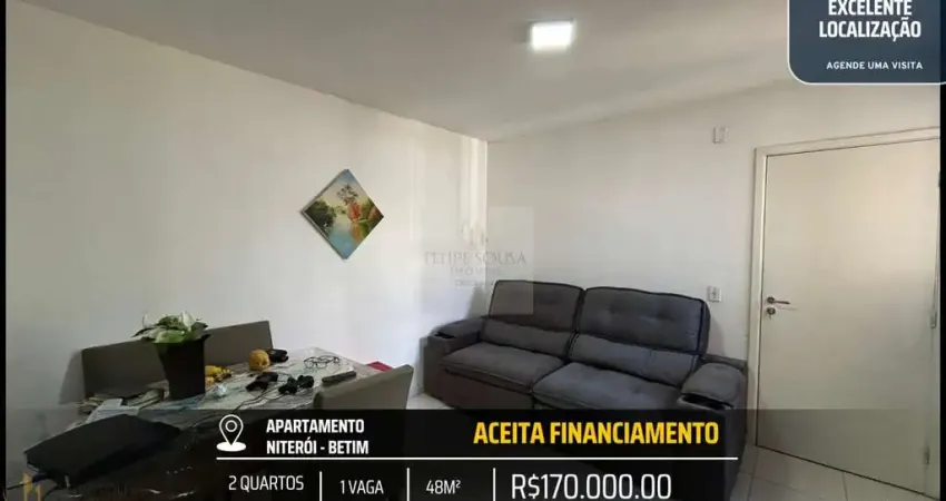 Apartamento com 2 quartos à venda no Niterói, Betim