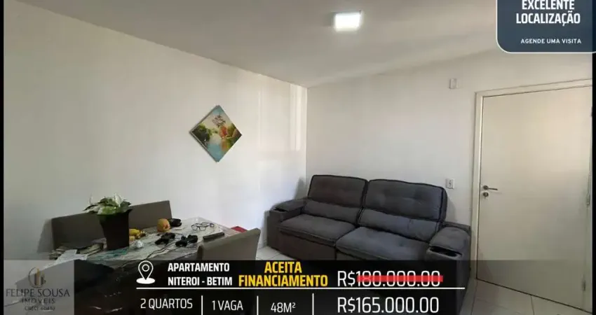 Apartamento com 2 quartos à venda no Niterói, Betim