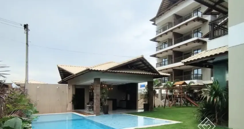 Apartamento novo com 2 suítes na praia de porto das dunas / mandala