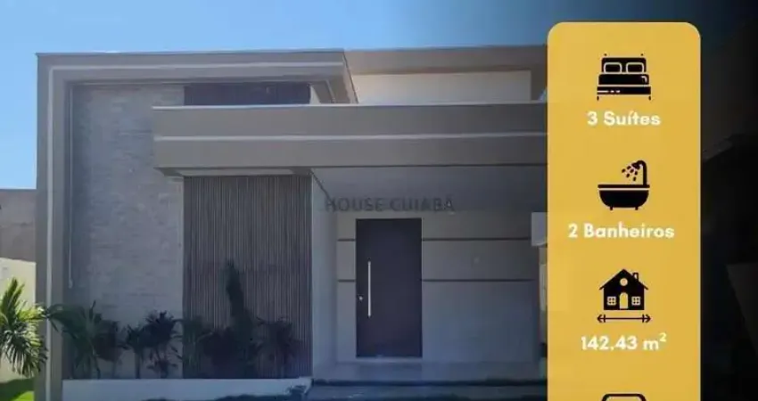 Casa em condomínio fechado com 3 quartos à venda na R Crisântemos, sn, São João Del Rei, Cuiabá