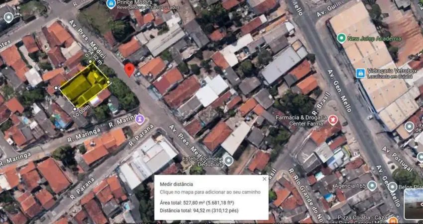 terreno no bairro Campo Velho, na cidade de Cuiabá – MT